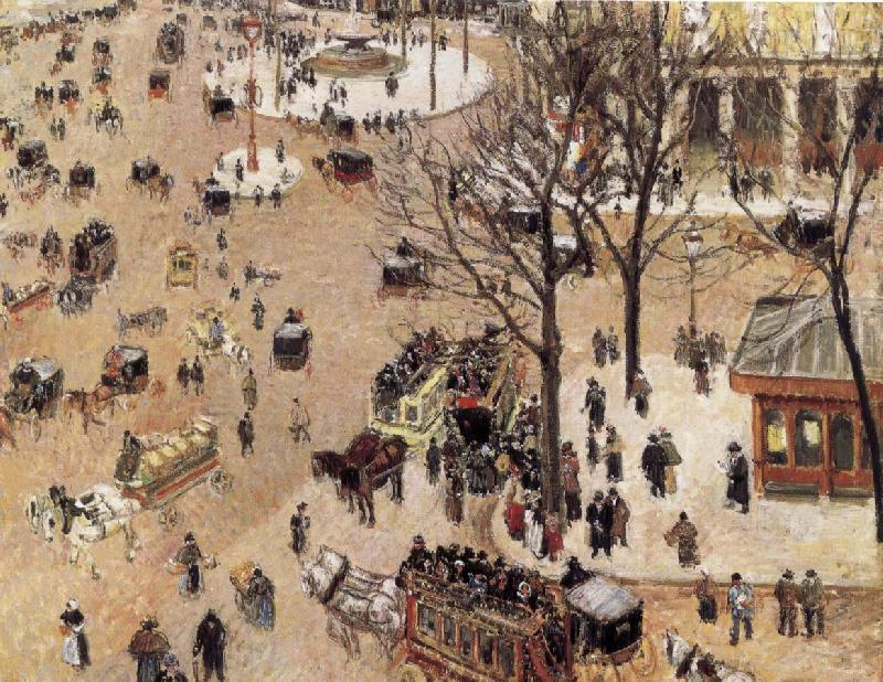 Camille Pissarro Francis Square Theater Norge oil painting art